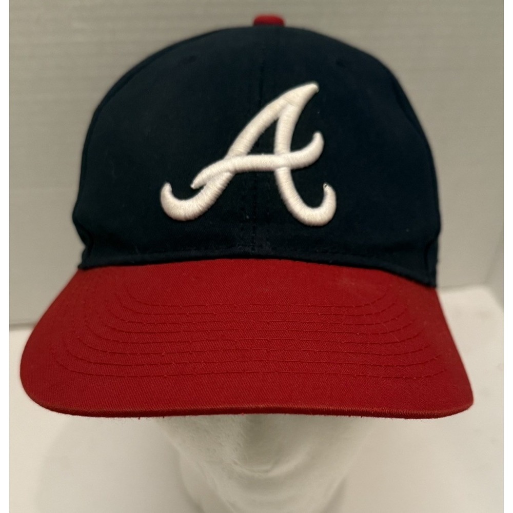 Youth Atlanta Braves MLB Blue Red Baseball Hat Cap Adjust OC Sports